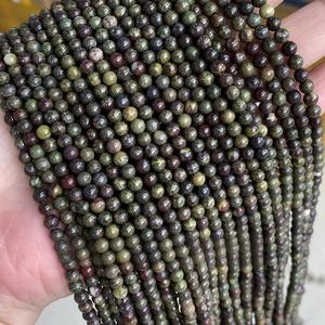Piedras Redondas Semiterminadas de Hematita Natural de 4/6/8mm al por Mayor para la Fabricación de Pendientes, Pulseras y Joyería de Moda. Color: # 19 - Product Image 5