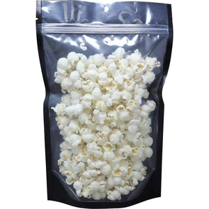 Nylon rõ ràng/Đen đứng lên túi với Nhiệt Con dấu dây kéo khóa tái sử dụng lưu trữ túi bao bì Nắp kéo vật liệu tái chế - Product Image 2