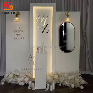 Arco de Boda de PVC Blanco de Alta Calidad, Soporte para Fondo Decorativo, Entrada para Eventos, Recepción, Decoración de Escenario - Product Image 5