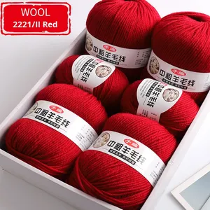 Fil acrylique mélangé, fil brut pour tricot à la main, écharpe et pull pour bébé et enfant, fil moyen épais, <span class=keywords><strong>pelote</strong></span> <span class=keywords><strong>de</strong></span> fil DIY - Product Image 6