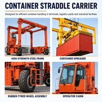 Transpalet sur pneus haute performance 40T 50T 60T pour conteneurs maritimes de 20 pieds et 40 pieds en entrepôt