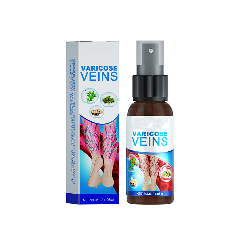 hot sell varicose veins remover treatment spray for veins earthworm leg torment 30ml