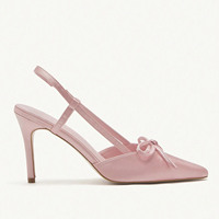 Sandales d'été élégantes à talons aiguilles pour femmes chaussures en satin léger avec fermeture à lacets bout pointu Style Club Sexy