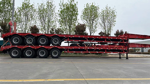 Semirremolque Hidráulico Manual de 4 Ejes y 50-80 Toneladas de Alta Calidad, Suministro de Fábrica, Suspensión Mecánica para Transporte de Carga de 50-80 Toneladas - Product Image 2