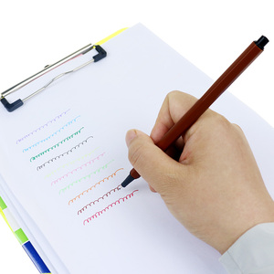 Ensemble de stylos feutres professionnels de haute qualité, 12 couleurs, écriture fluide pour le <span class=keywords><strong>dessin</strong></span> et la conception - Product Image 5