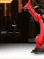 Robot de palettisation Brunel, bras robotique industriel multi-spécifications, multi-charge utile, manutention de matériaux lourds, disponible en quatre axes