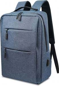 USB Charger Anti-Theft Smart Laptop <b>Backpack</b> Air Cushion Belt Large Capacity 36-59L Nylon Polyester /Black Fashion - Product Image 4