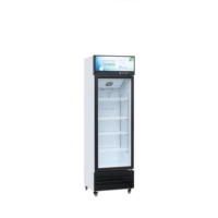 Réfrigérateur à boissons à double porte pour magasin de commodité Refroidisseur de boissons Réfrigérateur à bière