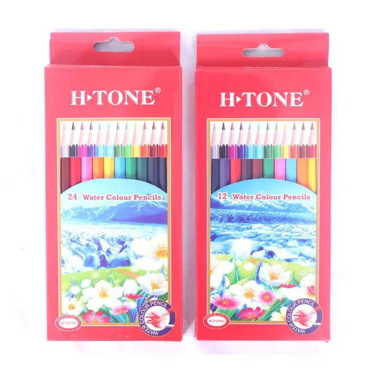 Promotion 12c art croquis crayon pour enfants haute qualité artiste dessin ensemble de crayons fournitures Scolaires crayon de couleur de l'eau pour les enfants