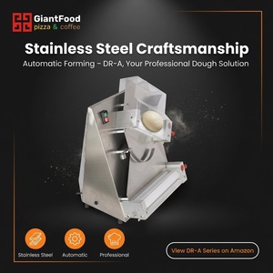 Machine à rouler la pâte automatique à grande vitesse GIANTFOOD LUROPA SOLUTION 120 bases de <span class=keywords><strong>pizza</strong></span> par heure, électrique/gaz, CE RoHS - Product Image 4