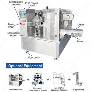 OCEAN Premade Bag <b>Drink</b> <b>Pouch</b> Package Horizontal Liquid Pack Juice Fill Machine with Spout - Product Image 2