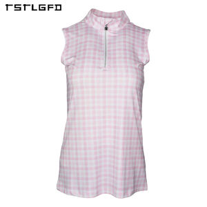 Vêtements d'équitation d'été pour femmes en gros, manches courtes, col montant, respirant, séchage rapide pour chemises - Product Image 4