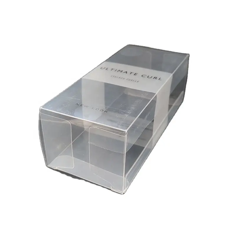 Transparante Gedrukt Plastic Pvc Doos Pakket Kleine Plastic Cosmetische Box Pvc Verpakking