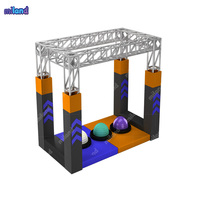 Diseño de Circuito de Fitness Ninja, Conjunto de Entrenamiento Completo para Proyectos Llave en Mano Multifuncionales, Muro de Escalada Comercial