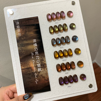 ZRKGEL TPO Sans HEMA Fournisseur d'usine professionnel Qualité salon supérieure Ensemble de vernis à ongles effet œil de chat pour l'automne, l'hiver et les fêtes de Noël