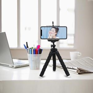 Trípode Flexible <span class=keywords><strong>de</strong></span> Espuma Portátil Mini Octopus <span class=keywords><strong>de</strong></span> Bajo <span class=keywords><strong>Precio</strong></span> con Soporte para Teléfono y Control Remoto (Negro) - Product Image 3