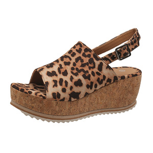 <span class=keywords><strong>Sandales</strong></span> compensées confortables pour femmes et dames, collection été 2025 – Chaussures décontractées de plage à plateforme - Product Image 3