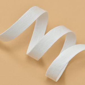 شريط قطني 100% بنسيج متعرج صديق للبيئة بعرض 6 مم إلى 50 مم، شريط مخطط ومطرز بألوان وشعارات مخصصة - Product Image 4