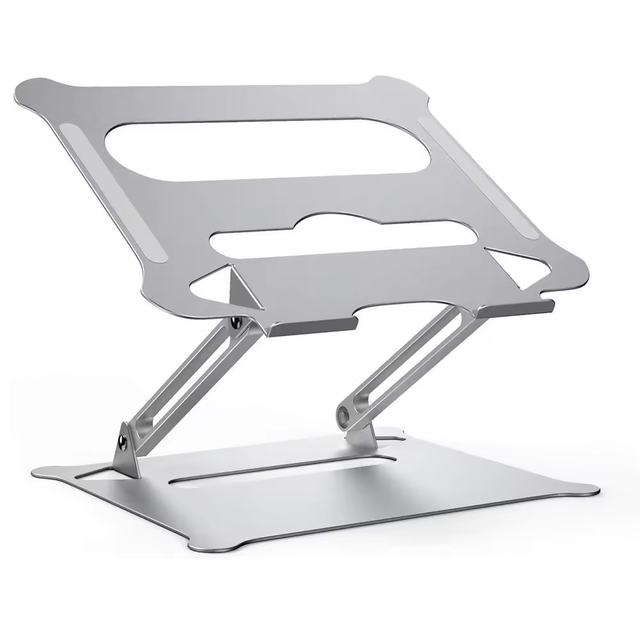 US Hot Metal Sturdy Desktop Foldable Portable Laptop Stands Height Adjustable Laptop Stand Aluminum Laptop Holder Stand for Desk