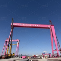 Grue portique robuste pour la construction navale, l'assemblage de coques de navires, le levage et la manutention de matériaux
