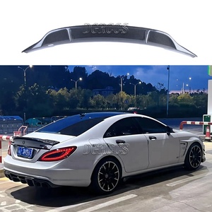 สปอยเลอร์หลังคาร์บอนไฟเบอร์ทรง R สำหรับตกแต่งรถยนต์ CLS C218 W218 ปี 2011-2019 - Product Image 1