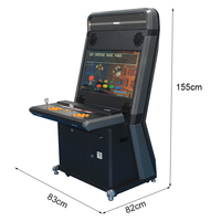 Machine d'arcade de combat style Vewlix, à monnayeur, 2 joueurs, borne de jeu rétro
