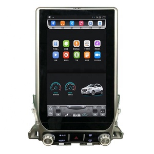 Pa 2022 13.6 "Android 9.0 Màn hình thẳng đứng Car GPS navigation cho TOYOTA LAND CRUISER 2016 2017 xe đài phát thanh - Product Image 1