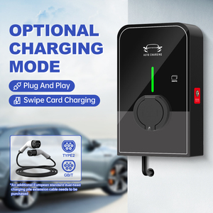 Bornes de recharge rapides pour voitures <span class=keywords><strong>électrique</strong></span>s IK10, robustes, nickelées, livraison rapide, station de recharge rapide EV, <span class=keywords><strong>borne</strong></span> de recharge murale 22 kW Type 2 - Product Image 2