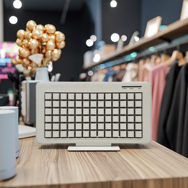 High Quality Professional POS Cash Register Keyboard 78 Programmable Keys USB Wired Membrane Switch Keyboard with Optional MSR