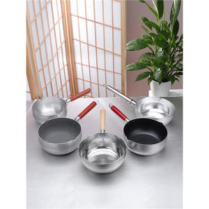 หม้ออะลูมิเนียมญี่ปุ่นยูกิฮิระ ขนาด 2.1-3 ลิตร น้ำหนักเบา สำหรับทำอาหารเด็ก ก๋วยเตี๋ยว โจ๊ก นม ซุป ราเมน - Product Image 2