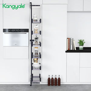 Kangsop-armarios de despensa para cocina, <span class=keywords><strong>armario</strong></span> de almacenamiento extraíble, estante de organización de unidad alta, cesta de almacenamiento - Product Image 6