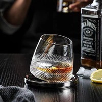 Verre à vin rotatif moderne Martell Shaker en cristal, style américain, capacité 200-300 ml, haute qualité, idéal pour les cadeaux d'affaires