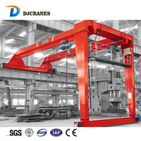 Grue semi-portique à double poutre robuste pour extérieur BMG 20t 30t 50t 60t 100 tonnes avec chariot électrique