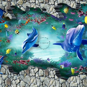Pegatinas Murales 3D para Piso con Impresión HD del Fantástico <span class=keywords><strong>Mundo</strong></span> <span class=keywords><strong>Submarino</strong></span> - Product Image 6