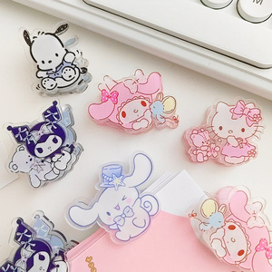 Hot Bán Tùy Chỉnh Ins Phong Cách Dễ Thương Acrylic <span class=keywords><strong>Clip</strong></span> Đa Mục Đích Tài Liệu Giấy Lưu Ý Đứng Chủ Sinh Viên Văn Phòng Phẩm Văn Phòng Cung Cấp - Product Image 3