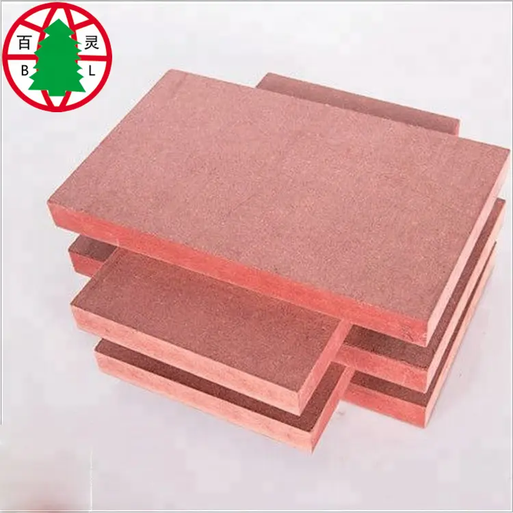 Pink Core Fire proof MDF board/Fire resistant MDF