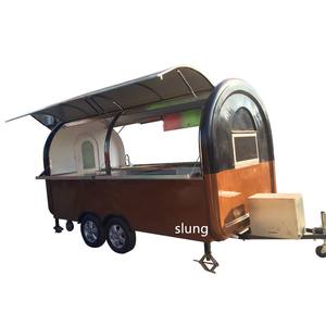 2019 remolques de comida móviles personalizados/camiones de comida para helados y hamburguesas/100% cumplen con los requisitos - Product Image 3