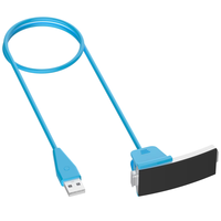 Pour Fitbit Alta HR Chargeur avec bouton de réinitialisation Chargeur USB de remplacement Câble de charge pour Alta HR Fitness Smart Watch