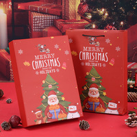 Produits de décoration de Noël colorés en relief, bonbons, 10 sucettes, chocolat, boîte cadeau pour la fête de Noël