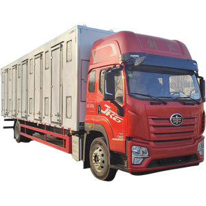 Jieang รถบรรทุกแช่เย็นโมเดลรถที่มีตัวถังและรถพ่วงสำหรับขนส่งสินค้าที่เน่าเสียง่าย - Product Image 3