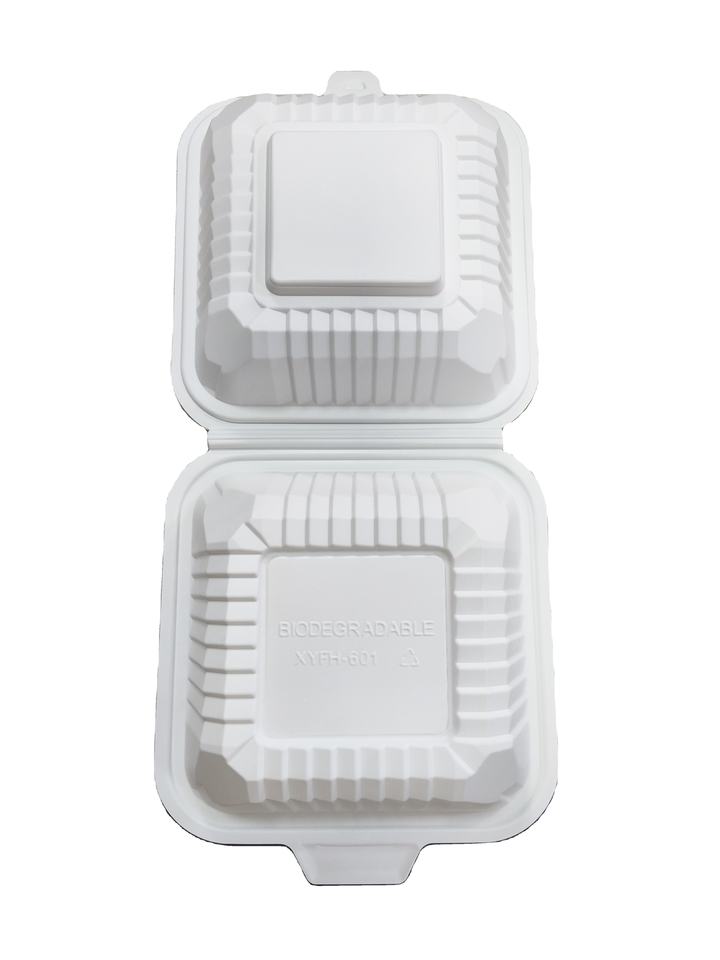 Disposable Corn Starch One-piece Meal Box Biodegradable Takeaway Food ...