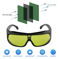 Lunettes de sécurité laser certifiées CE EN207, 808 nm OD6+, lentilles résistantes aux chocs pour l'épilation au laser diode, protection laser beauté