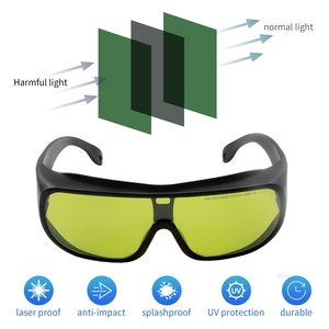 <span class=keywords><strong>Gafas</strong></span> de Seguridad Láser con Certificación CE EN207, Lentes Resistentes a Impactos OD6+ de 808nm <span class=keywords><strong>para</strong></span> Depilación Láser de Diodo, Protección Láser <span class=keywords><strong>para</strong></span> Estética - Product Image 2