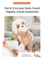 Sac en peluche doux en forme de panda de 11-50 cm fabriqué au Guangdong avec fonctions éducatives parlantes IA colorées, design portable, rembourrage en coton PP