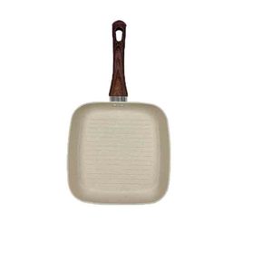 畅销豪华方形煎锅花岗岩涂层户外烧烤烤盘金属炊具煎锅 - Product Image 2