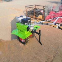 Livraison Gratuite !!! Mini Motoculteur Désherbeur en Chine, Mini Cultivateur Rotatif pour Machines de Désherbage Agricole