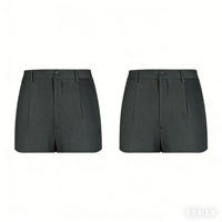 Pantalon d'hiver taille mi-haute pour femme, grande taille, respirant, élégant, en mélange polyester-viscose, idéal pour le bureau ou les occasions décontractées