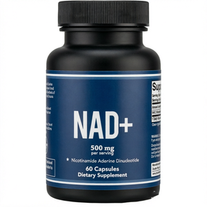 NAD+ Nicotinamida Adenina Dinucleótido 500 mg por Porción, 60 Cápsulas, Suplemento Dietético para Adultos, Apoyo Antioxidante - Product Image 1