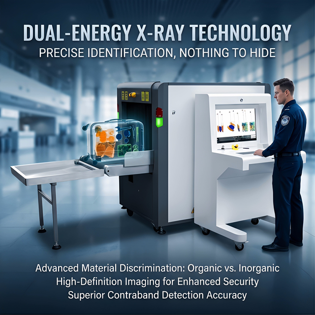 Averguard 6550 X-Ray Baggage Scanner for Security Check | High Resolution Security Inspection System
