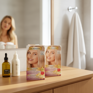 Kit de coloration capillaire permanente professionnelle brillante Mix Profesional 1023 Blond Platine avec huile d'argan et extrait de pomelo - Product Image 2